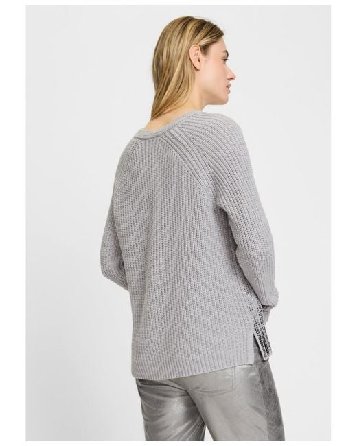 Olsen Gray V-neck Sweater