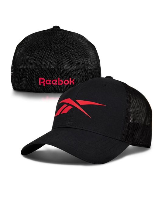 Reebok Black Elite Mesh Back Cap for men