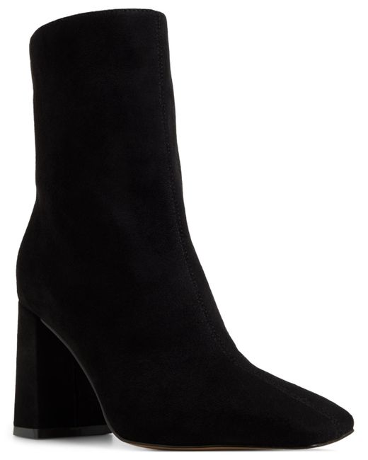 ALDO Black Vellamo Square Toe Dress Booties
