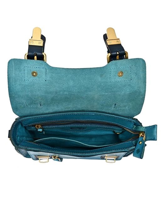 Old Trend Blue Aster Mini Satchel