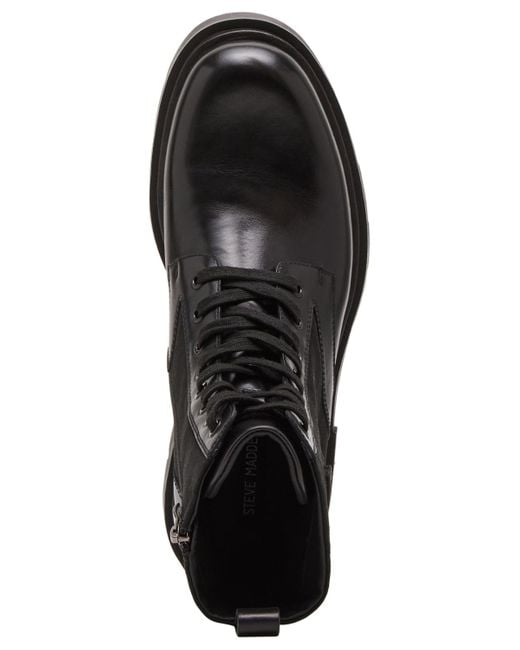 Steve Madden Black Racine Boot for men