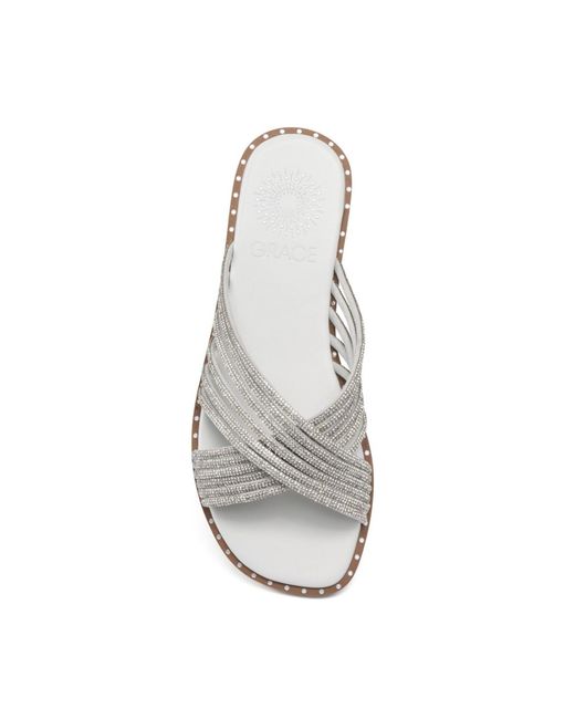 Grace White Murano Sandal