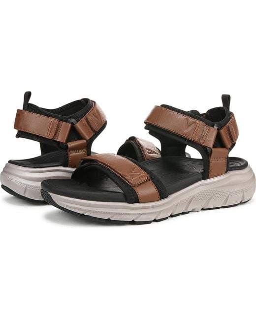 Vionic Black Walk Max Wanderer Walking Sandals for men
