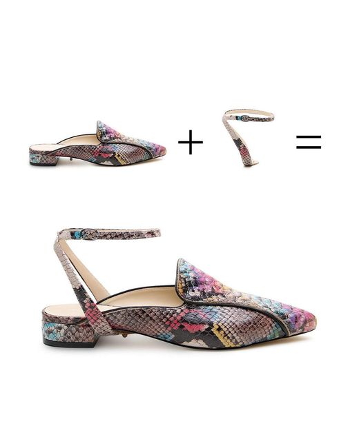 Alterre Brown Marilyn Customizable Pointed Loafer Slides