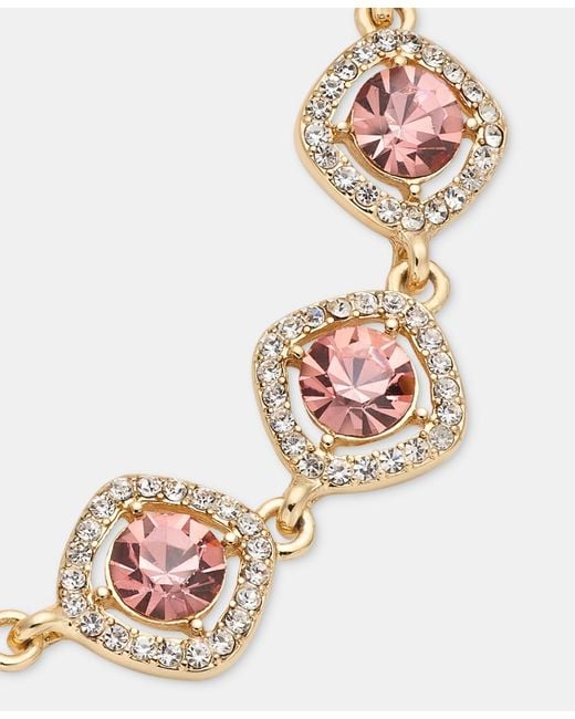 Givenchy Pink Crystal Statement Flex Bracelet