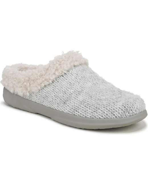 Vionic White Cheyenne Mule Slippers