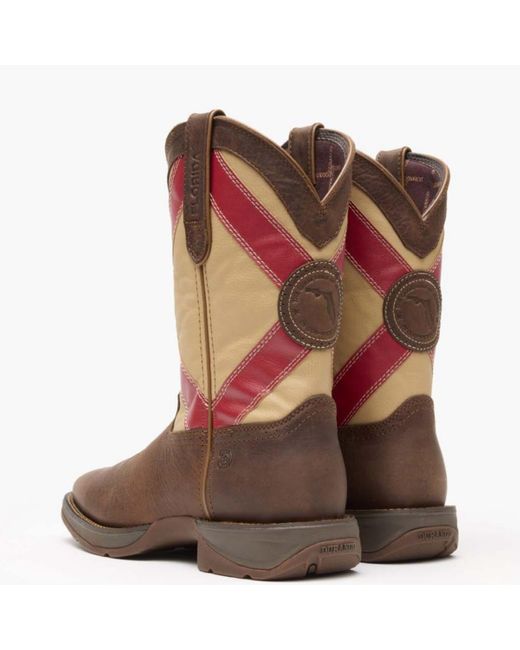 Durango Brown Rebel By Florida State Flag Western Boot for men