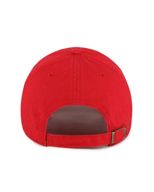 '47 Red Philadelphia Phillies Ariana Clean Up Adjustable Hat
