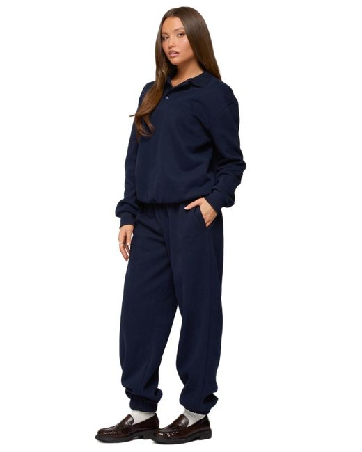 Edikted Blue Jayce Sweatpants