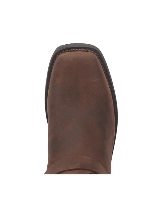 Dingo Brown Dean Leather Harness Boot for men