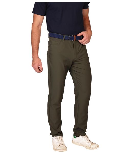 Tailorbyrd Black Five Pocket Performance Pants for men