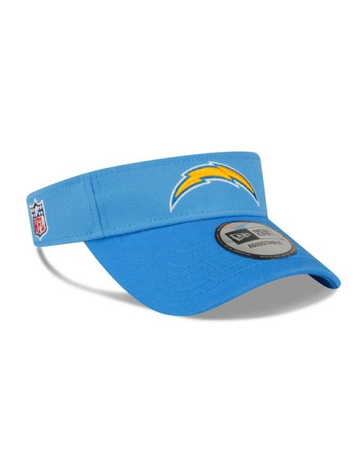 KTZ Powder Blue Los Angeles Chargers 2022 Sideline Adjustable Visor for Men Lyst