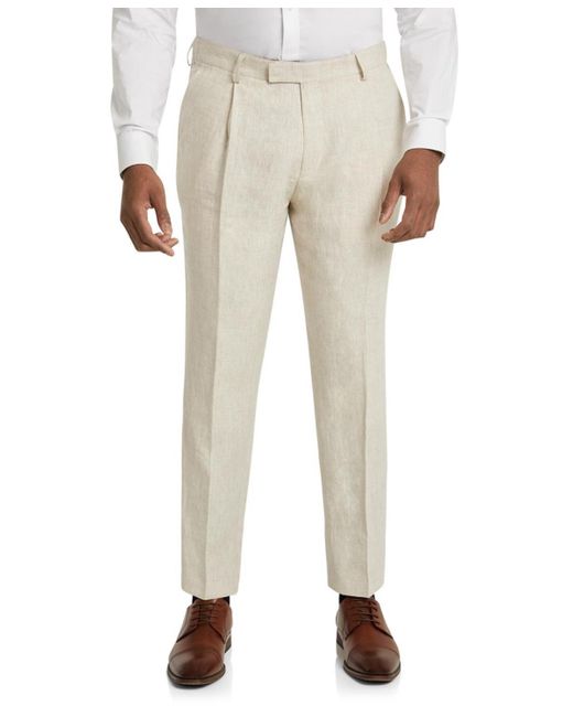 Johnny Bigg Natural Hemsworth Linen Slim Pant Big & Tall for men