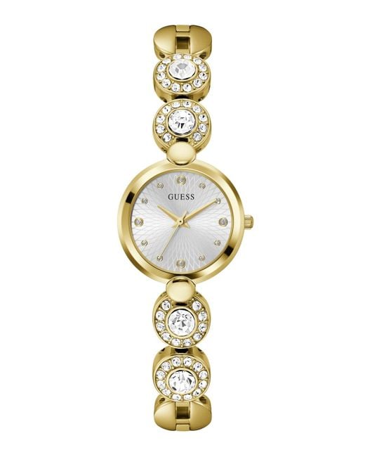 Guess Metallic Analog Tone Stainless Steel Watch