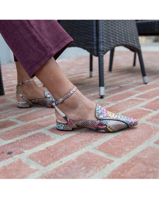 Alterre Brown Marilyn Customizable Pointed Loafer Slides