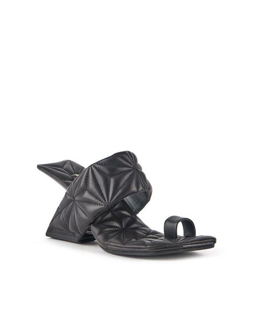 United Nude Gray Loop Toe Hi Puffy