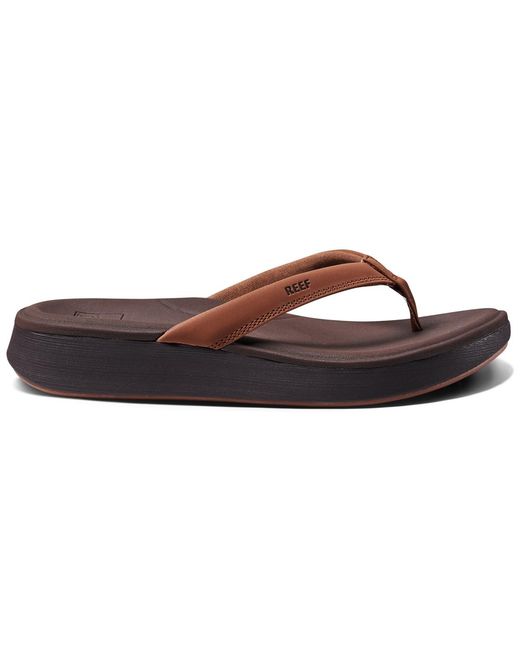 Reef Brown Cushion Cloud Slip-on Hanging Flips
