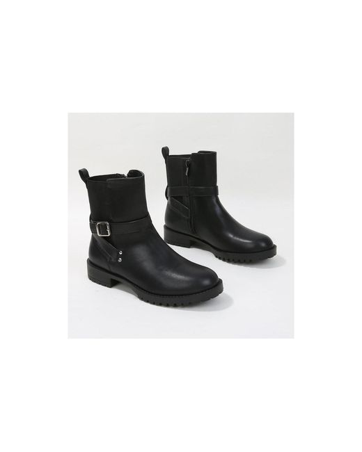 BERNESS Black Parvin Moto Booties