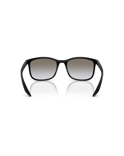Prada Linea Rossa Black Large Sunglasses for men
