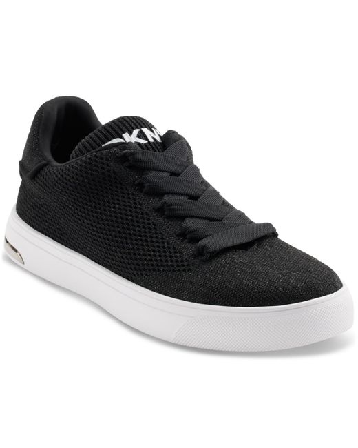 DKNY Black Abeni Lace-up Low-top Sneakers