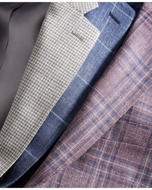 Michael Kors Gray Classic-fit Wool Blend Sport Coats for men