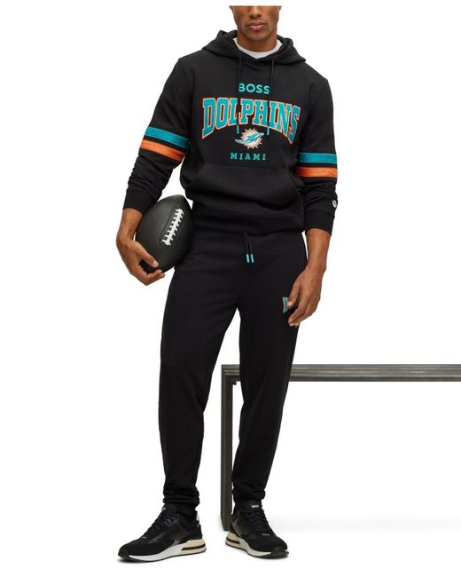 BOSS by HUGO BOSS Miami Dolphins Tracksuit Bottoms in Black for Men | Lyst