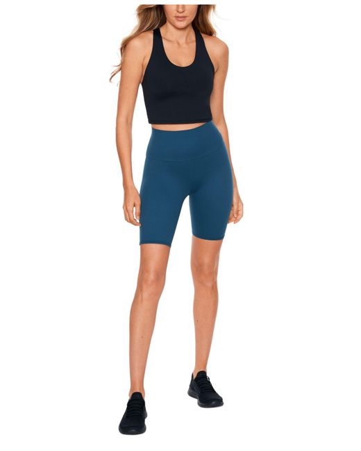 Miraclesuit Synthetic Athleisure Tummy Control Bike Shorts In Blue Lyst 7530