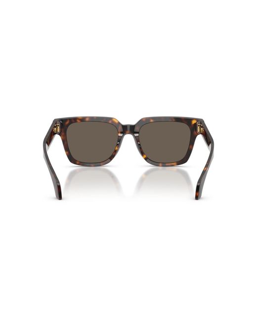 Versace Brown Square Sunglasses for men