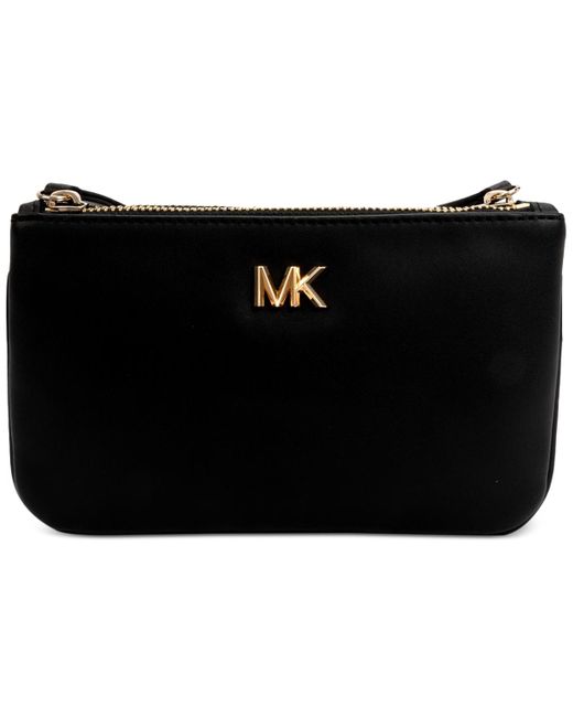 Michael Kors Black Michael Reversible Leather Belt Bag