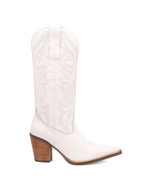 Dingo White Hensley Leather Boot