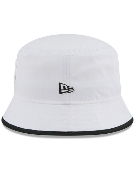 KTZ White Pittsburgh Steelers 2025 Nfl Training Camp Stretch Bucket Hat for men