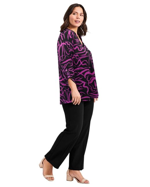 Avenue Purple Audrey Ity Top