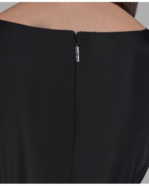 KARL LAGERFELD Taffeta Drop-waist Ball Gown in Black | Lyst KARL LAGERFELD Taffeta Drop-waist Ball Gown in Black | Lyst