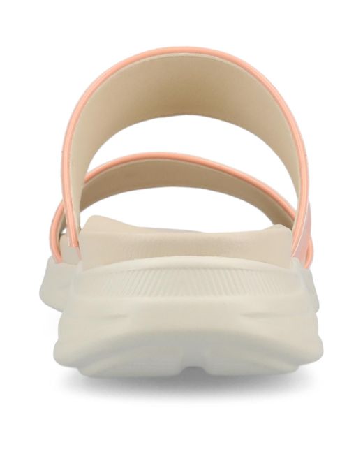 Journee Collection Pink Janis Double Band Comfort Wedge Sandals