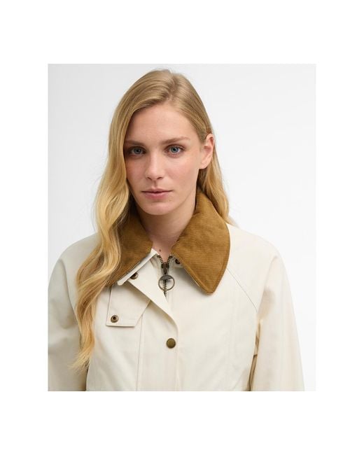 Barbour Natural Cropped Beadnell Jacket