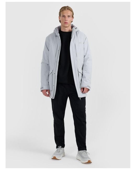 4F Gray Transitional Parka Membrane for men