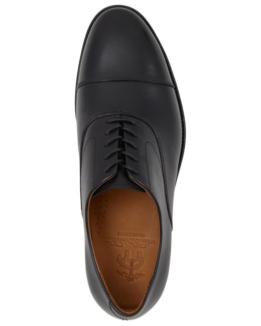 Brooks Brothers Black Carnegie Lace Up Oxford Dress Shoes for men