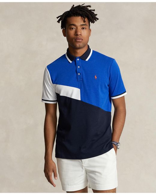 Polo Ralph Lauren Classic-fit Soft Cotton Polo Shirt in Blue for Men