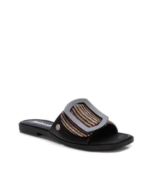 Xti Black Flat Slip