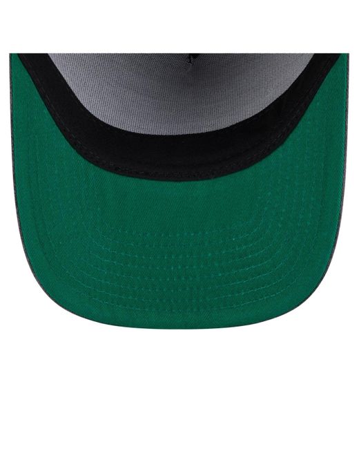 KTZ Gray Washington Capitals Throwback Washed A-frame Pre-curved 9fifty Snapback Hat for men
