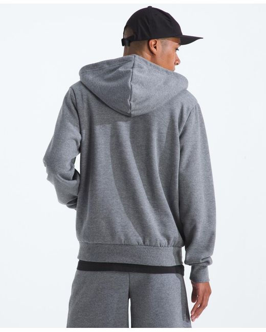 The North Face Gray Evolution Simple Dome Full Zip Hoodie for men