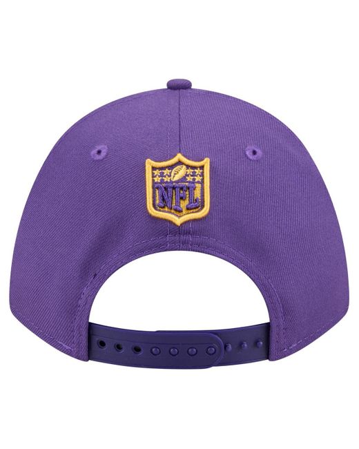KTZ Purple Minnesota Vikings Team Collection 9forty M-crown Adjustable Hat for men
