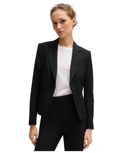 Boss Black Boss By Regular-fit Button-up Jacket