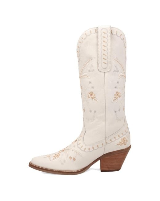 Dingo Natural Full Bloom Leather Boot