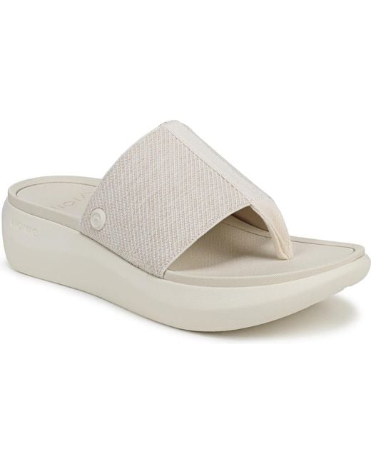 Vionic White Aqua Thong Sandals