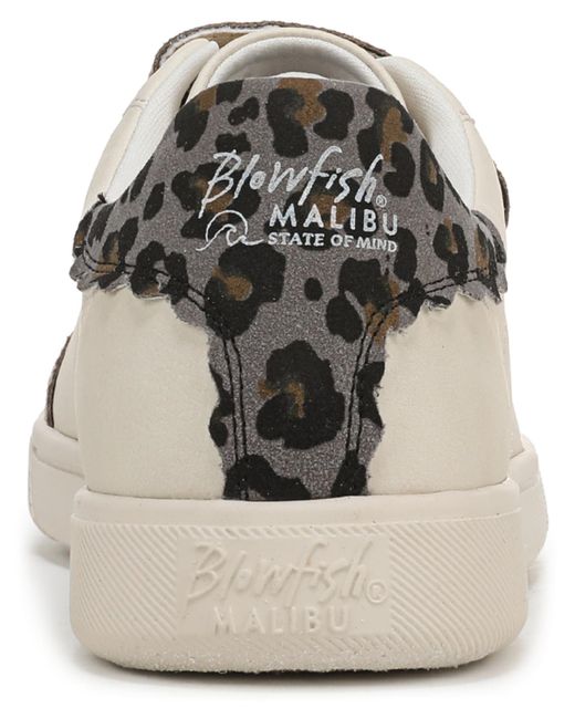 Blowfish White Tucson Low Top Lace Up Platform Sneakers