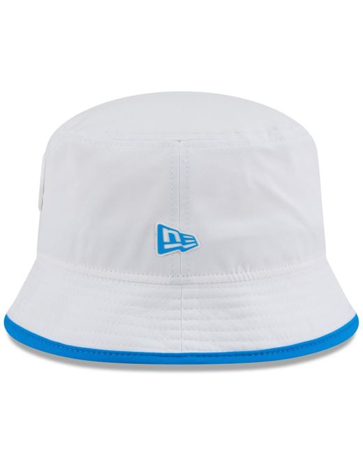 KTZ Blue Detroit Lions 2025 Nfl Training Camp Stretch Bucket Hat for men