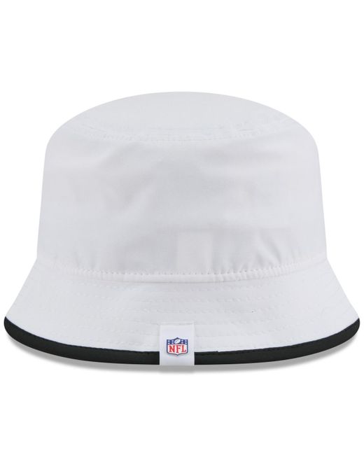 KTZ White Pittsburgh Steelers 2025 Nfl Training Camp Stretch Bucket Hat for men