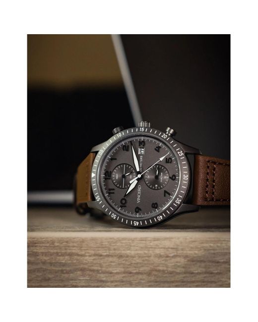Vincero Gray Graphite The Altitude Pilot Watch for men