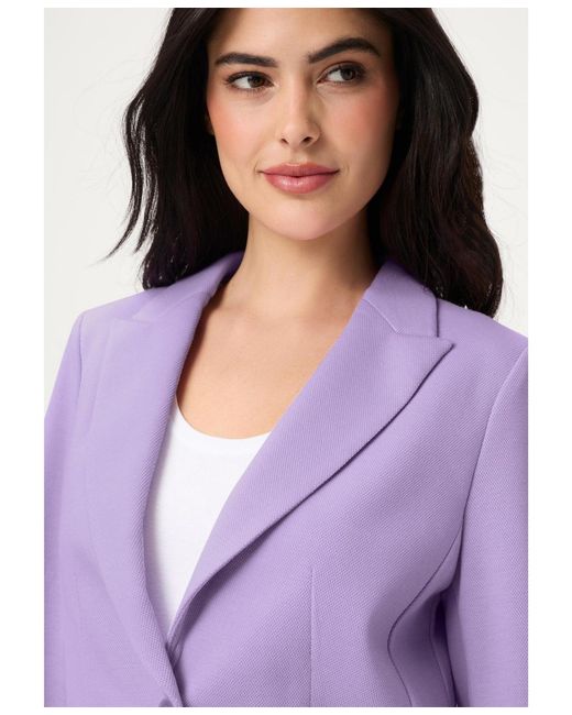 Olsen Purple Pique Blazer